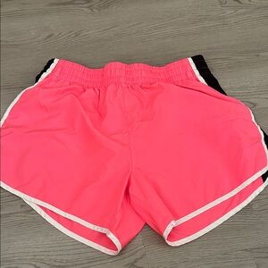 Zone Pro Hot Pink Athletic Shorts with White and Black Accents